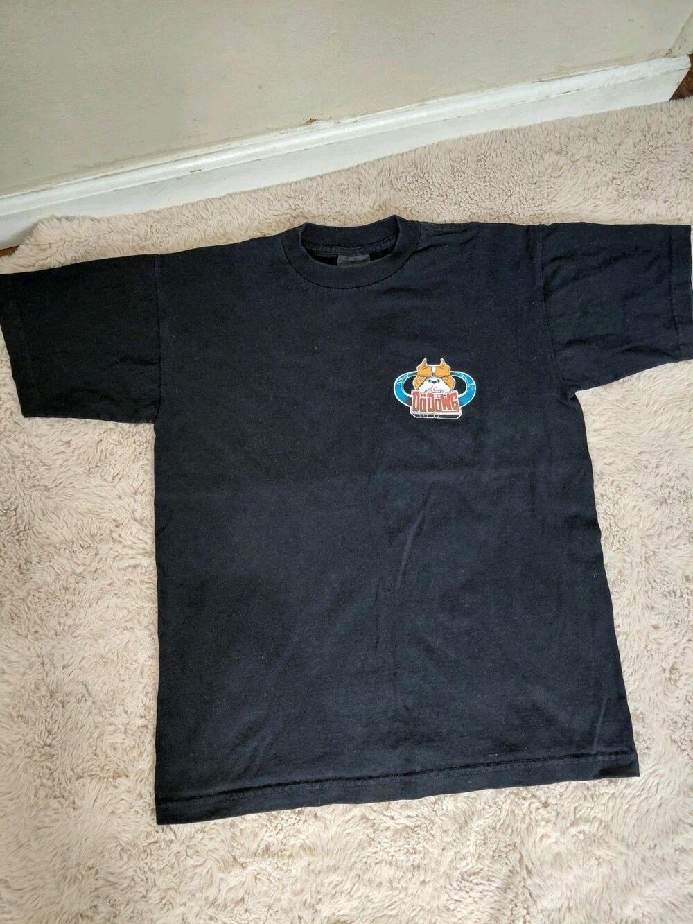 Vintage 90s Top Dawg Rottweiler  Boy's XL black